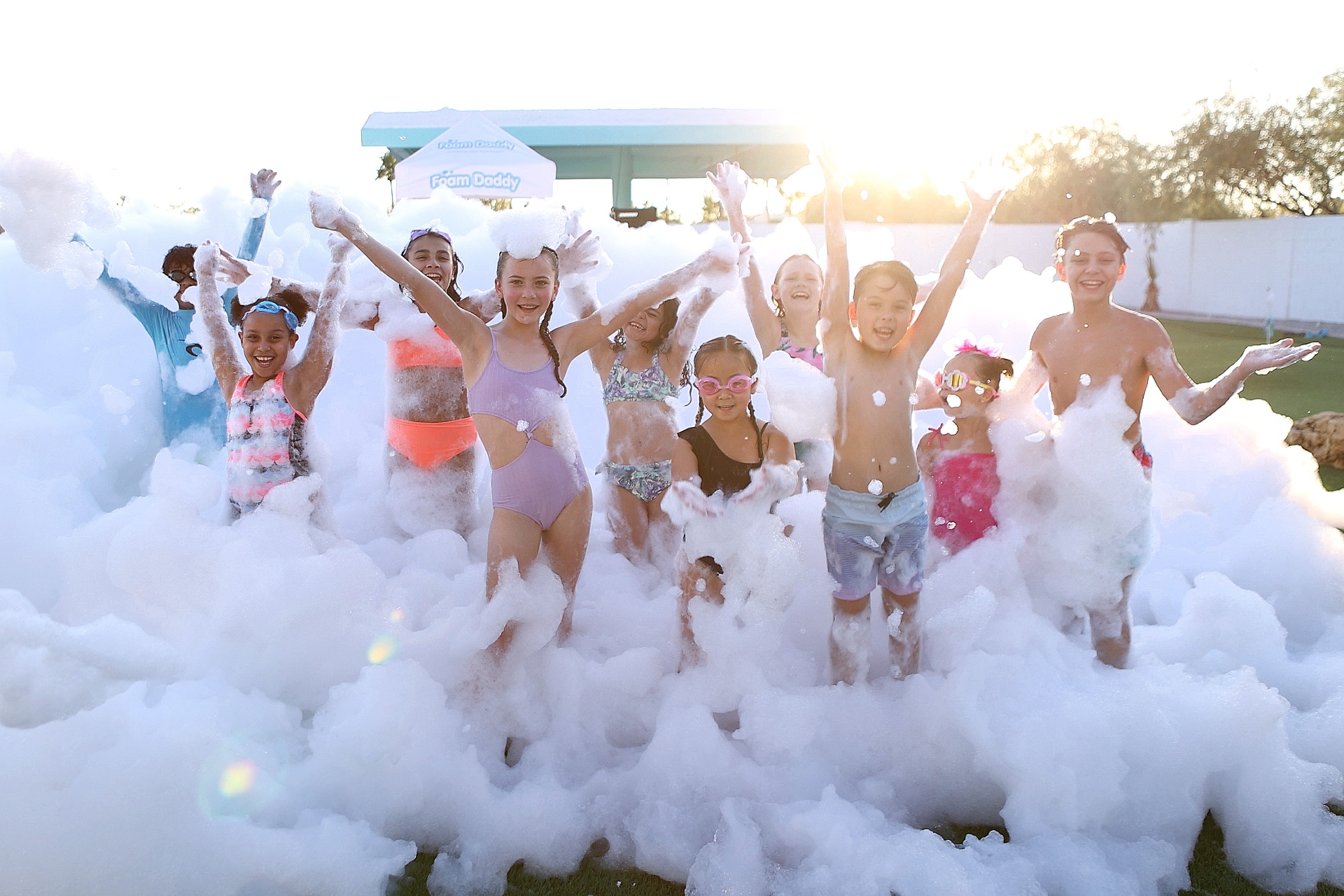 UV Glow Foam - foam party package